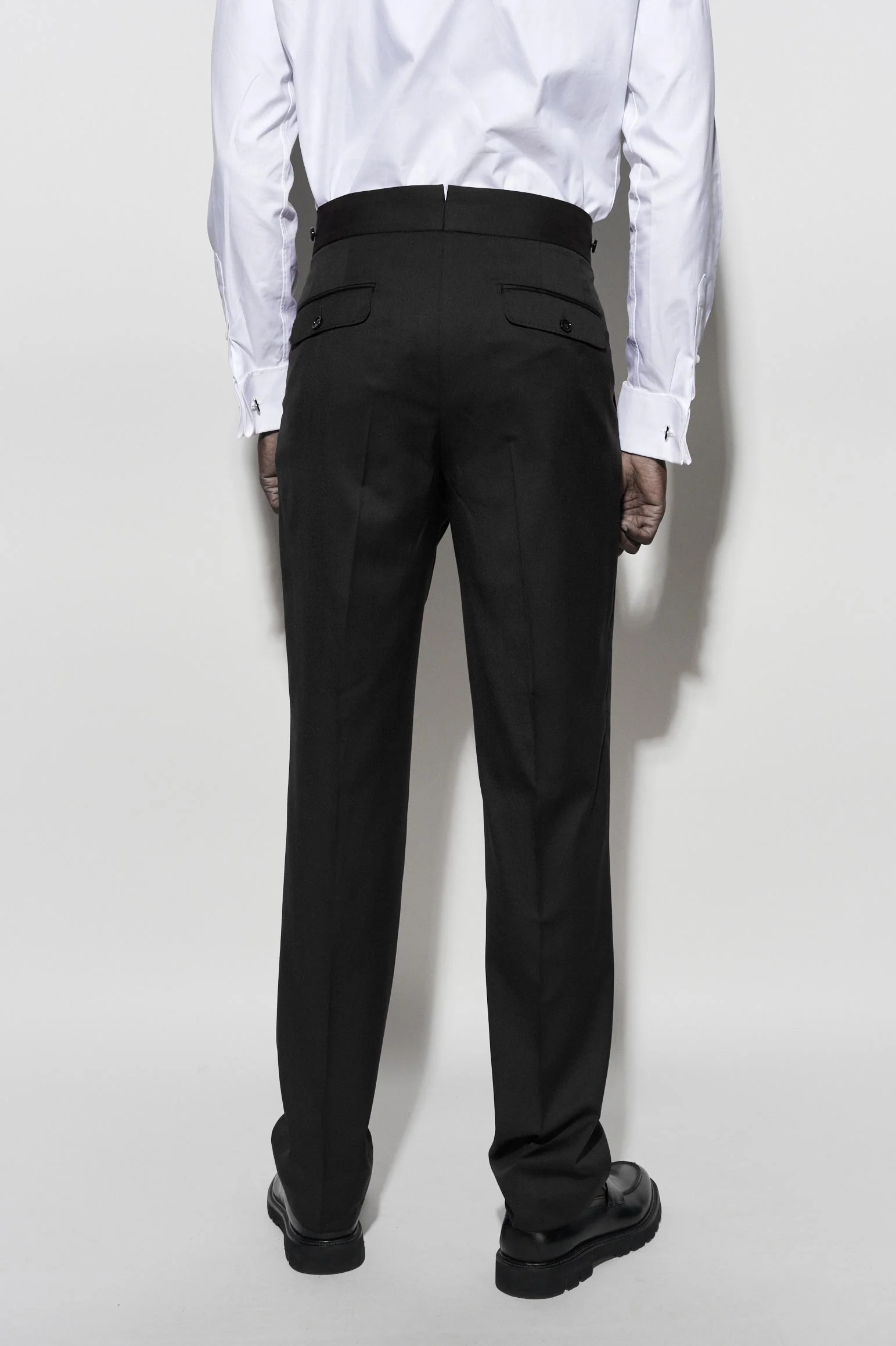 Black 100% Wool Gurkha Trousers New Deluxe - Image 7