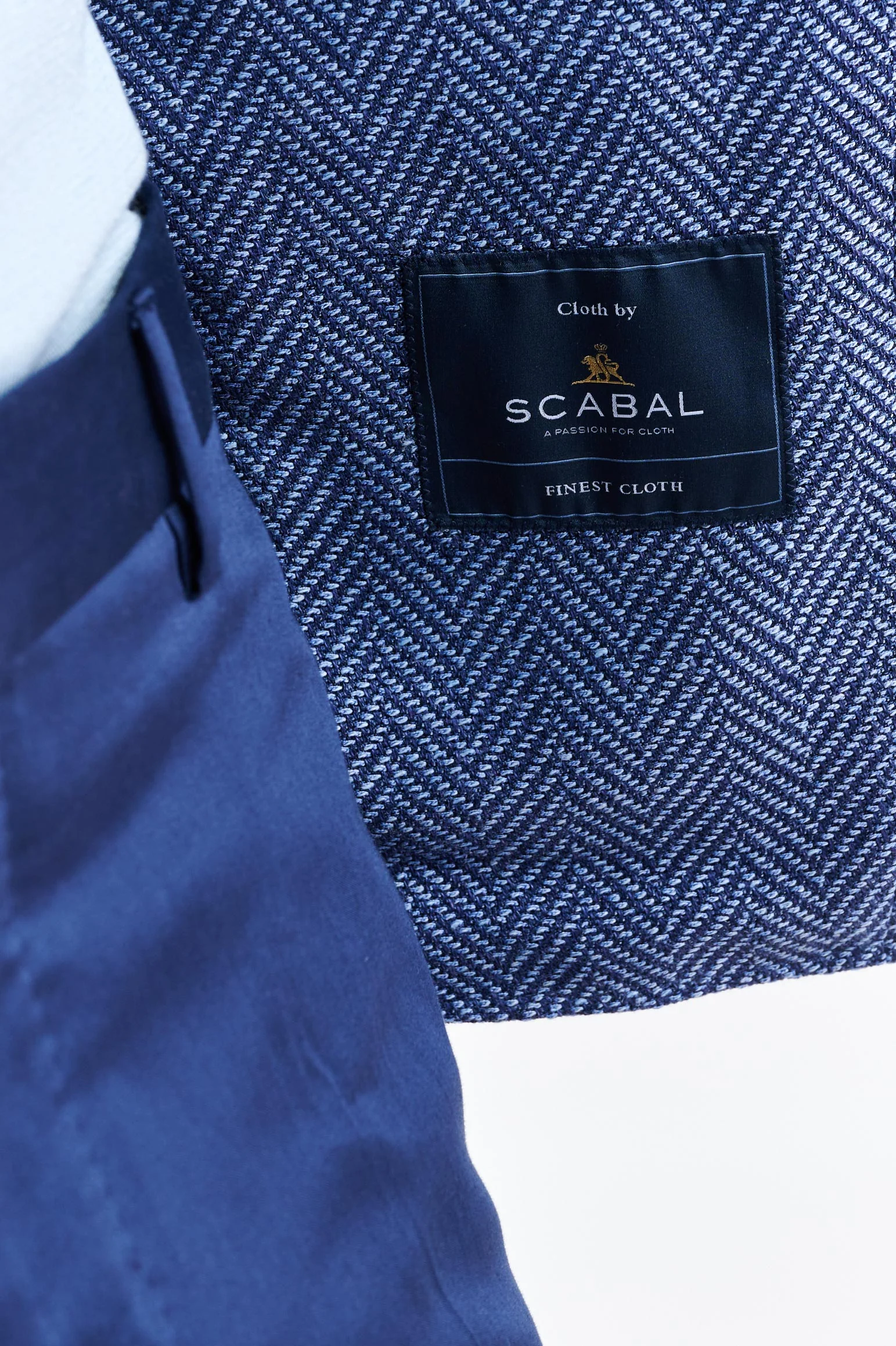 Blue Wool & Linen Kenton Jacket Jazz - Image 7