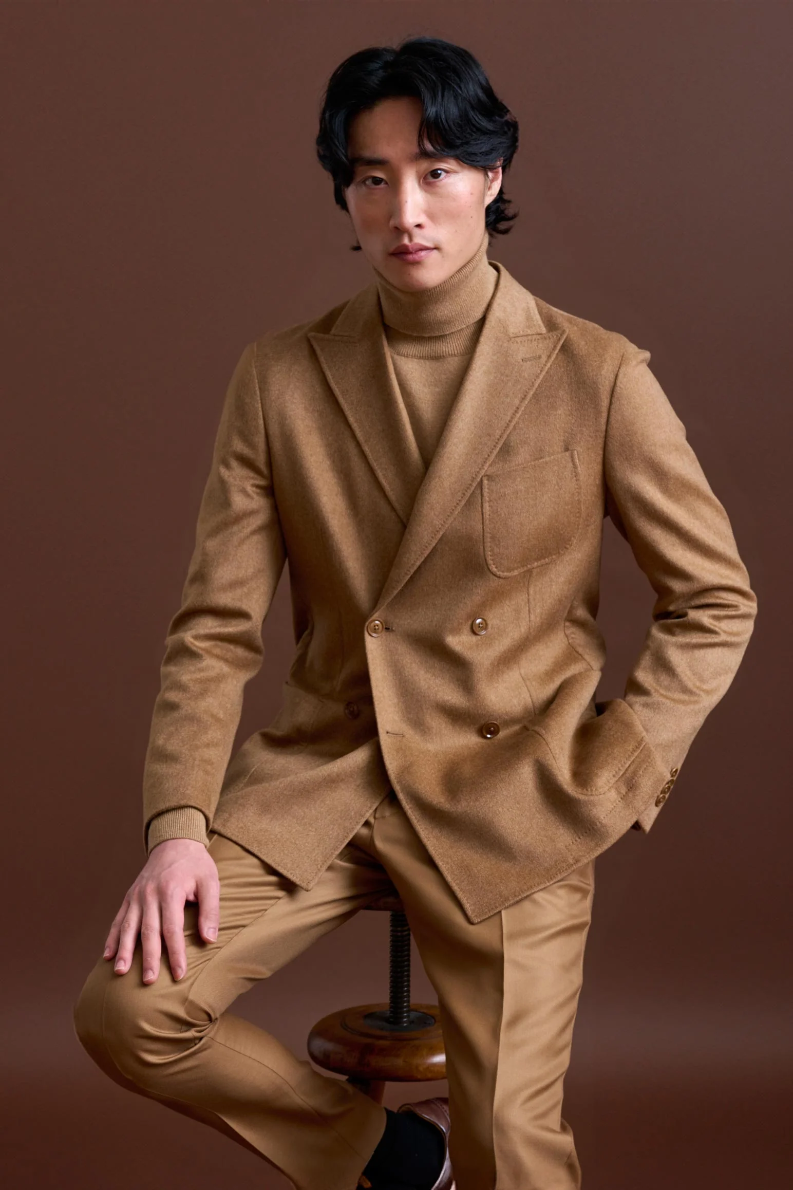 Brown 100% Cashmere Kenton Jacket St Moritz - Image 7