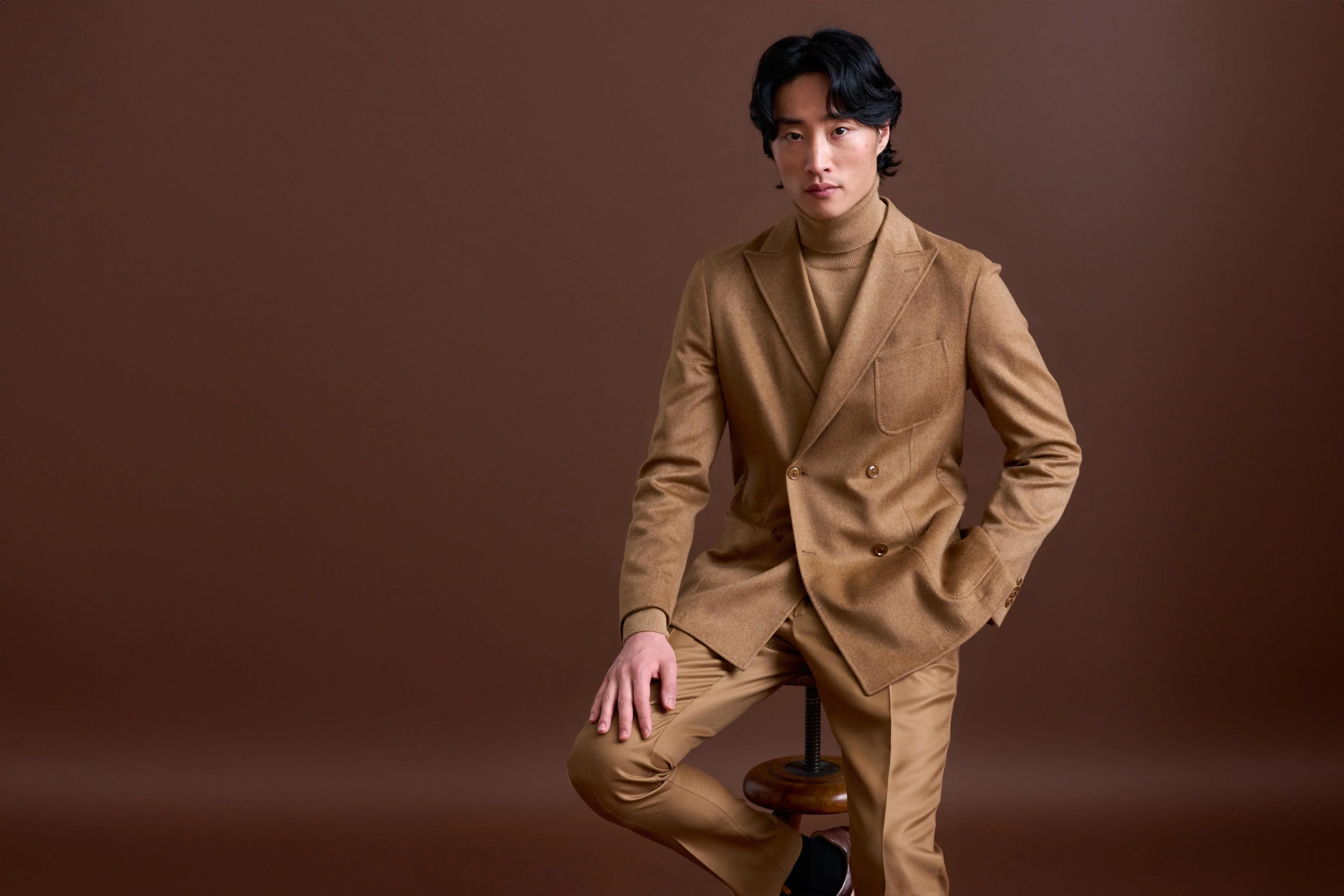 Brown 100% Cashmere Kenton Jacket St Moritz - Image 9