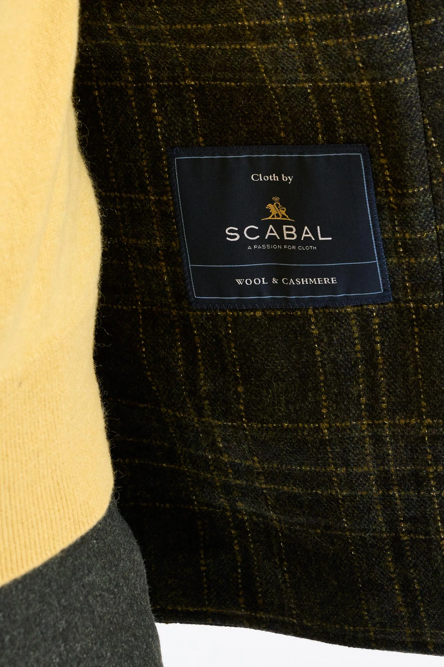 Check Wool & Cashmere Kenton Jacket Escape - Image 5