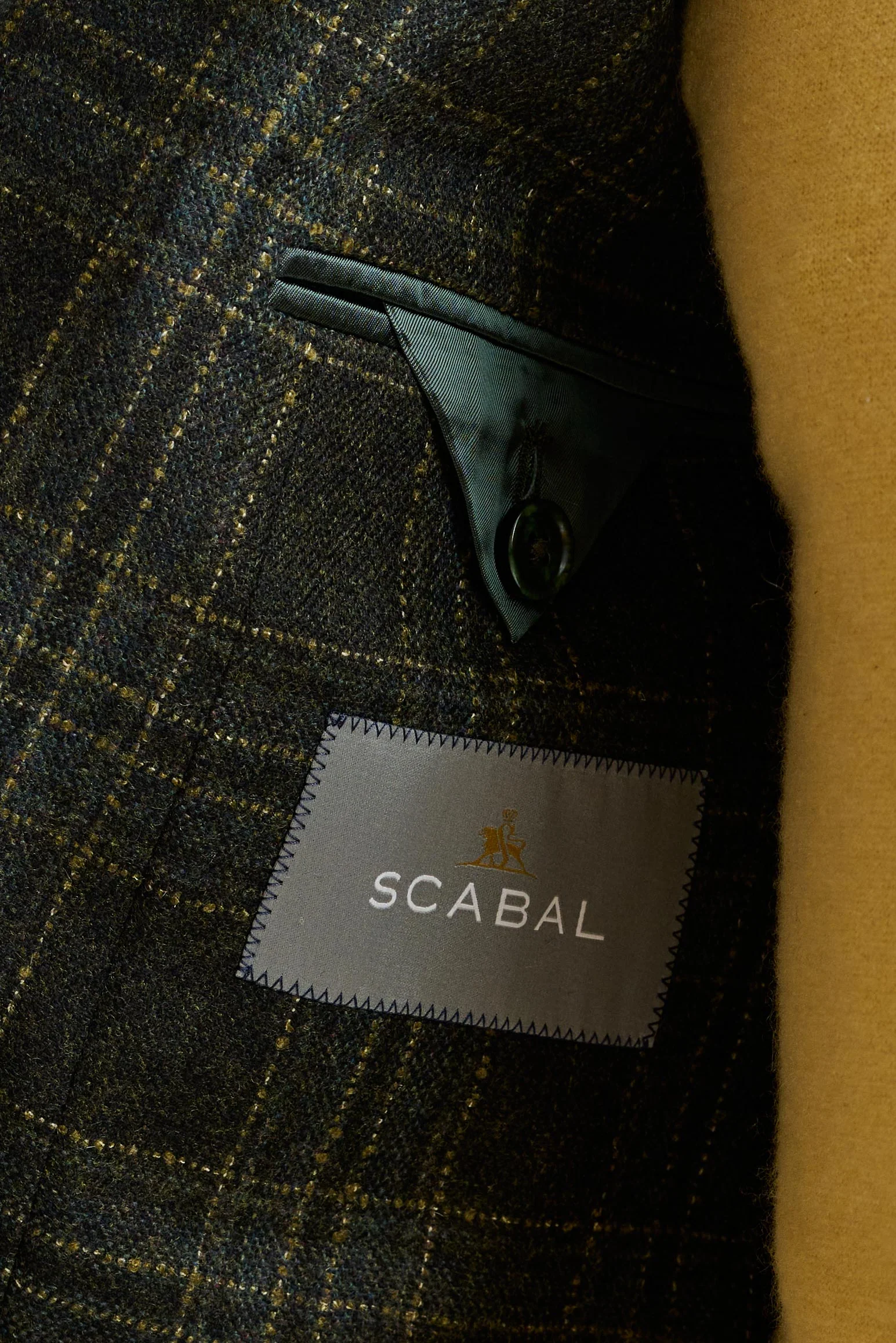 Check Wool & Cashmere Kenton Jacket Escape - Image 7