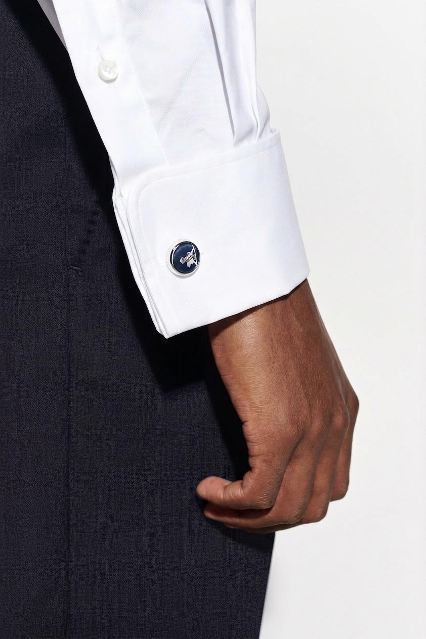 Dark Blue 100% Wool Gurkha Trousers New Deluxe - Image 3