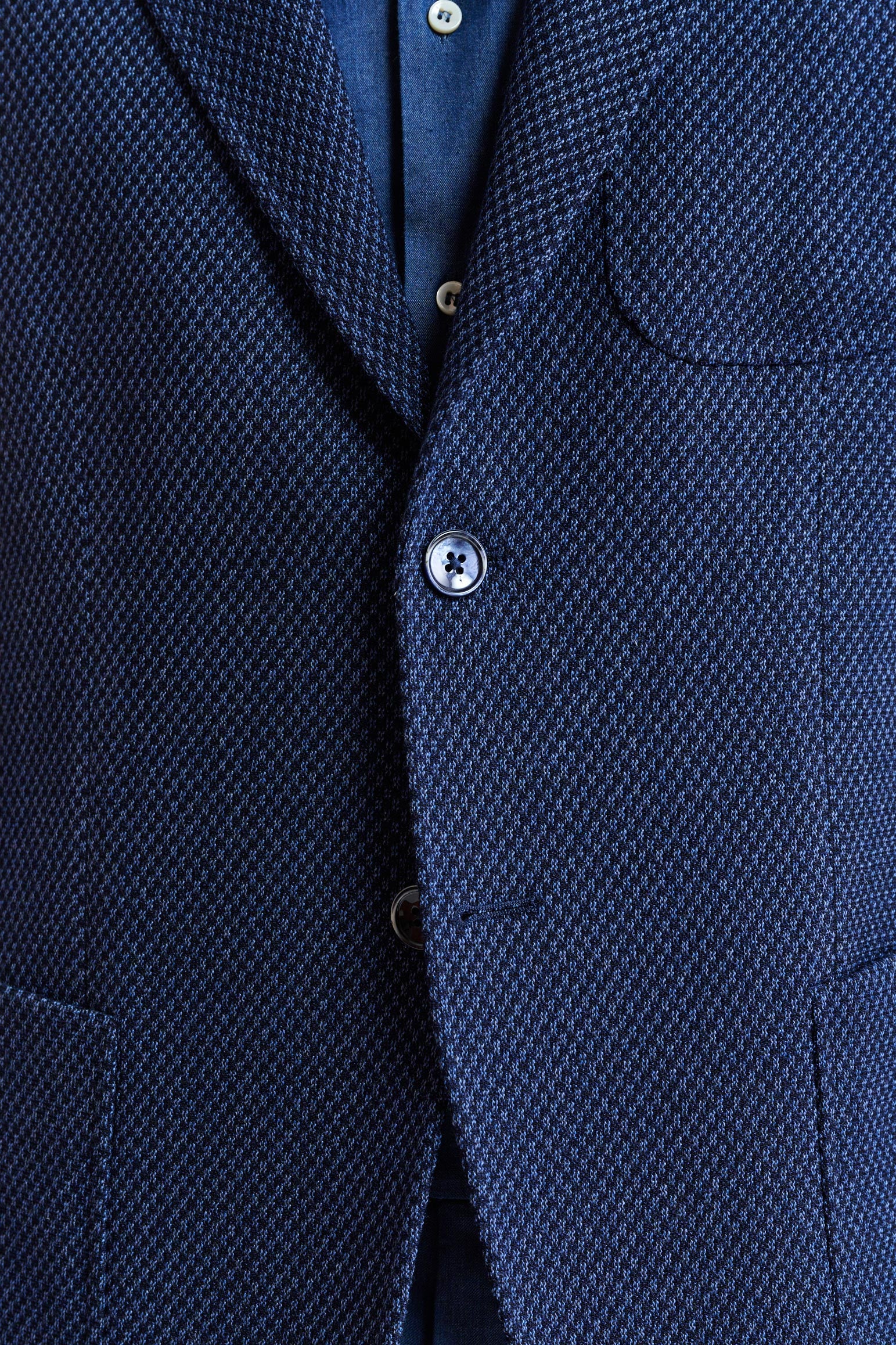 Dark Blue Wool Kenton Jacket Jazz - Image 5