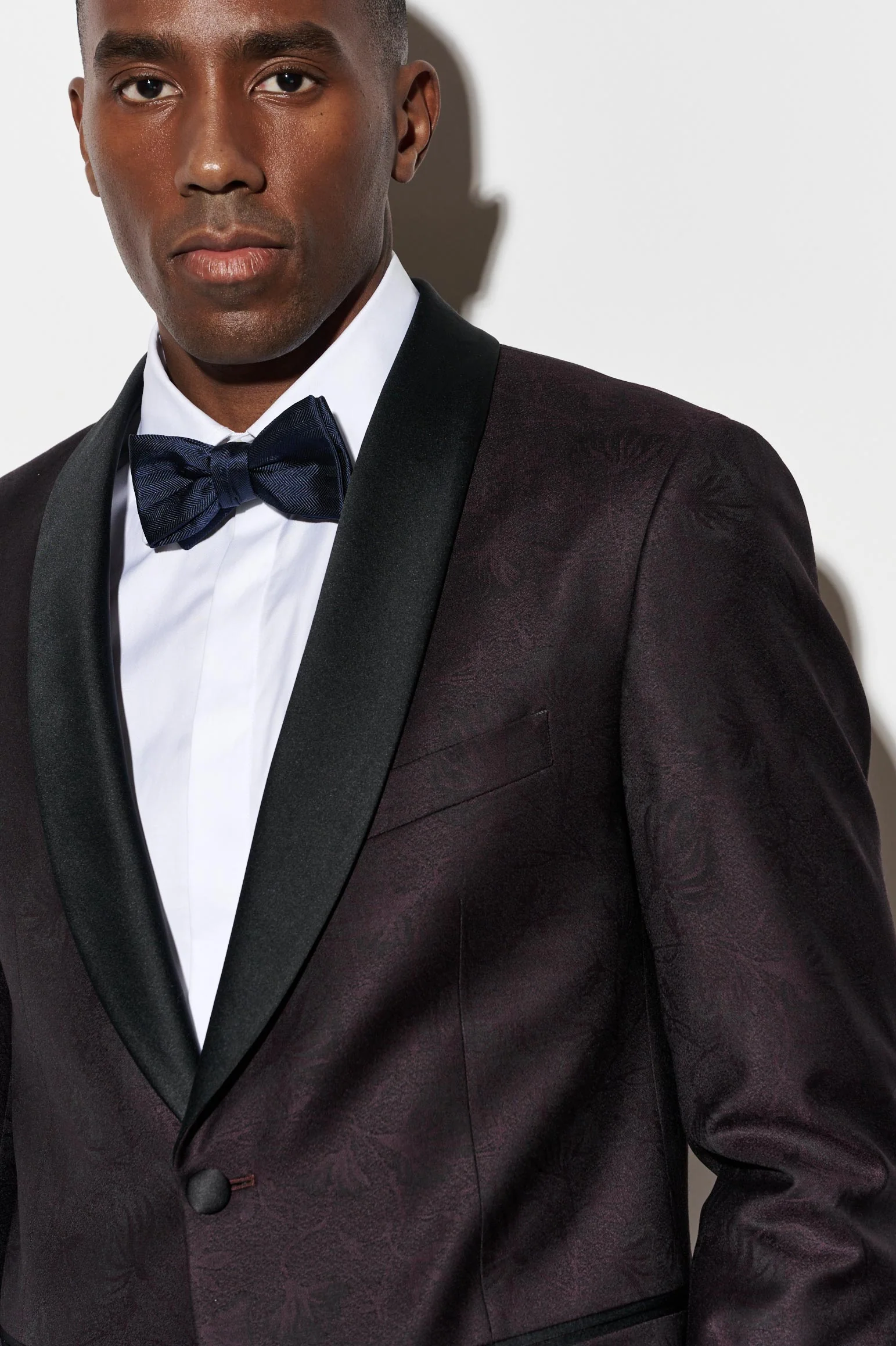 Black Wool Super 100's Soho Tuxedo Riviera Trend - Image 3