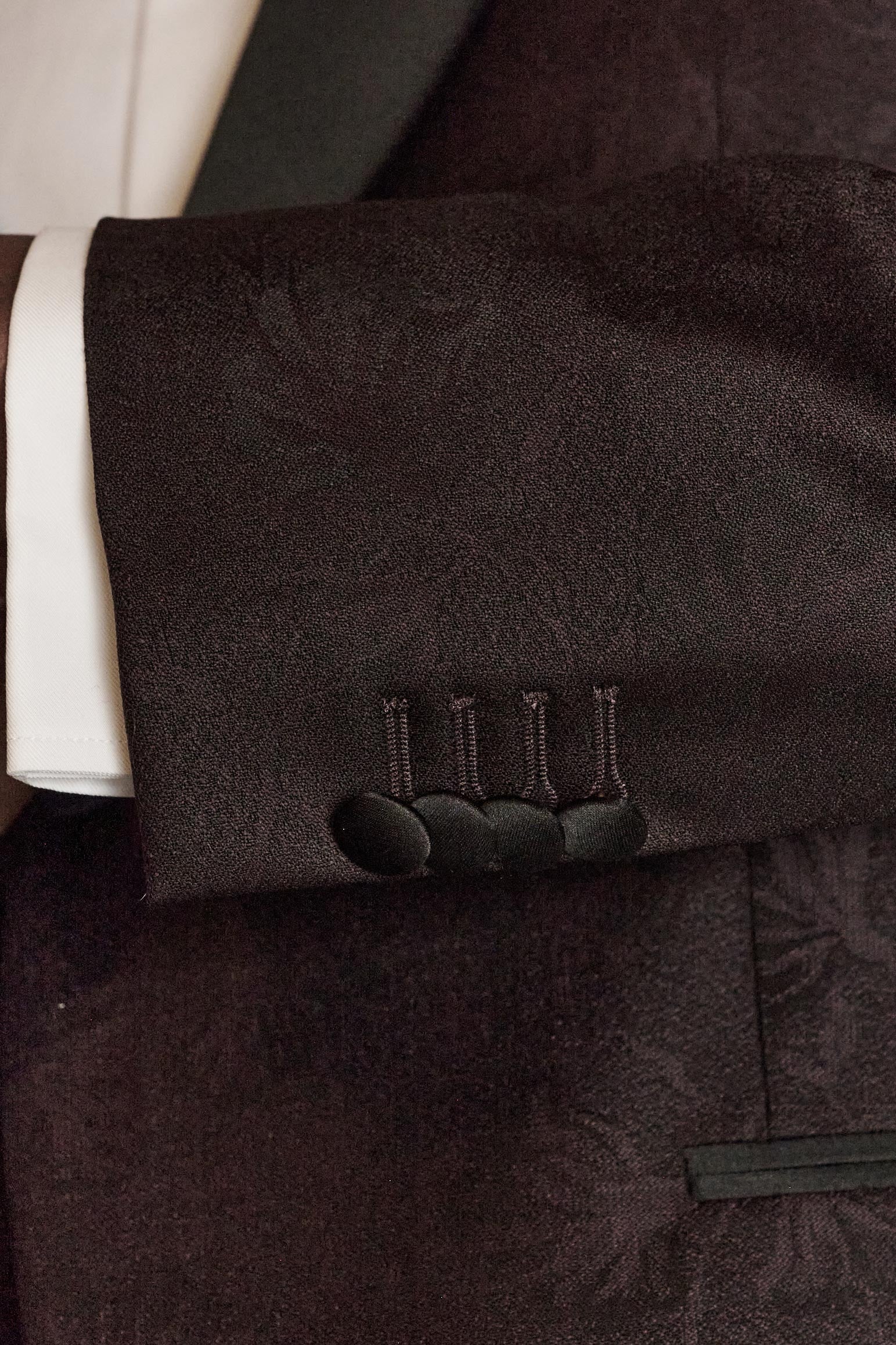 Black Wool Super 100's Soho Tuxedo Riviera Trend - Image 6