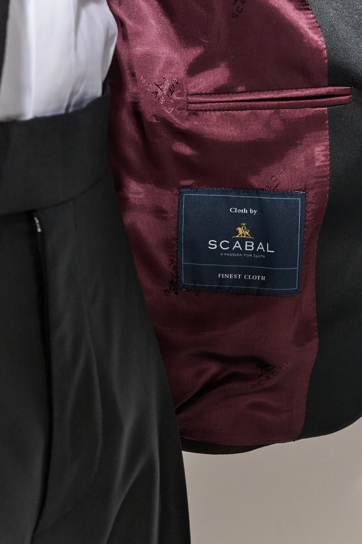 Black Wool Super 100's Soho Tuxedo Riviera Trend - Image 7