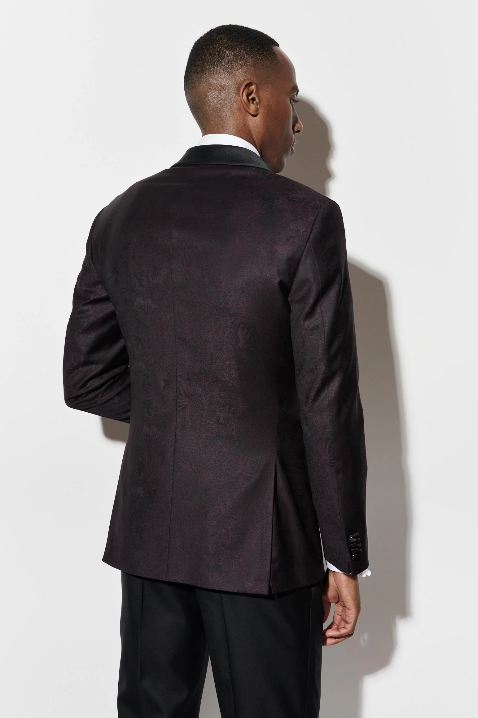 Black Wool Super 100's Soho Tuxedo Riviera Trend - Image 8