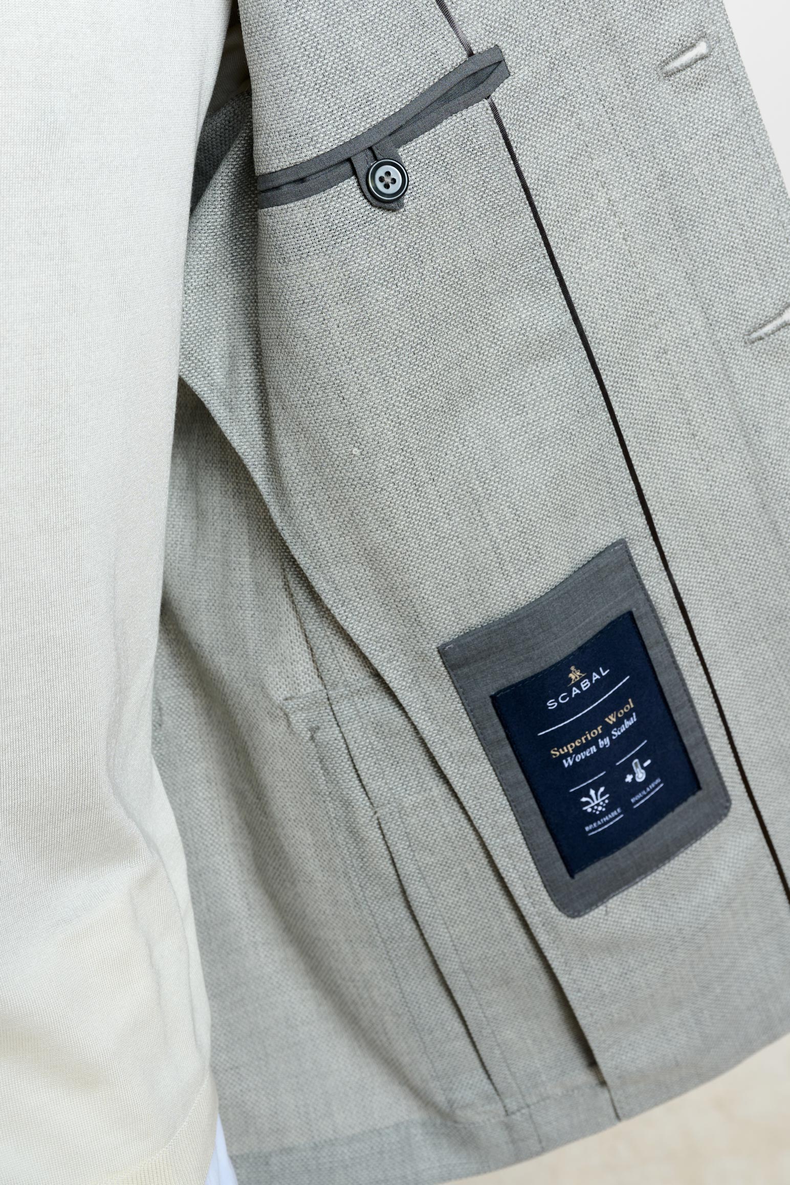 Light Grey Exmoor Safari Jacket - Image 10