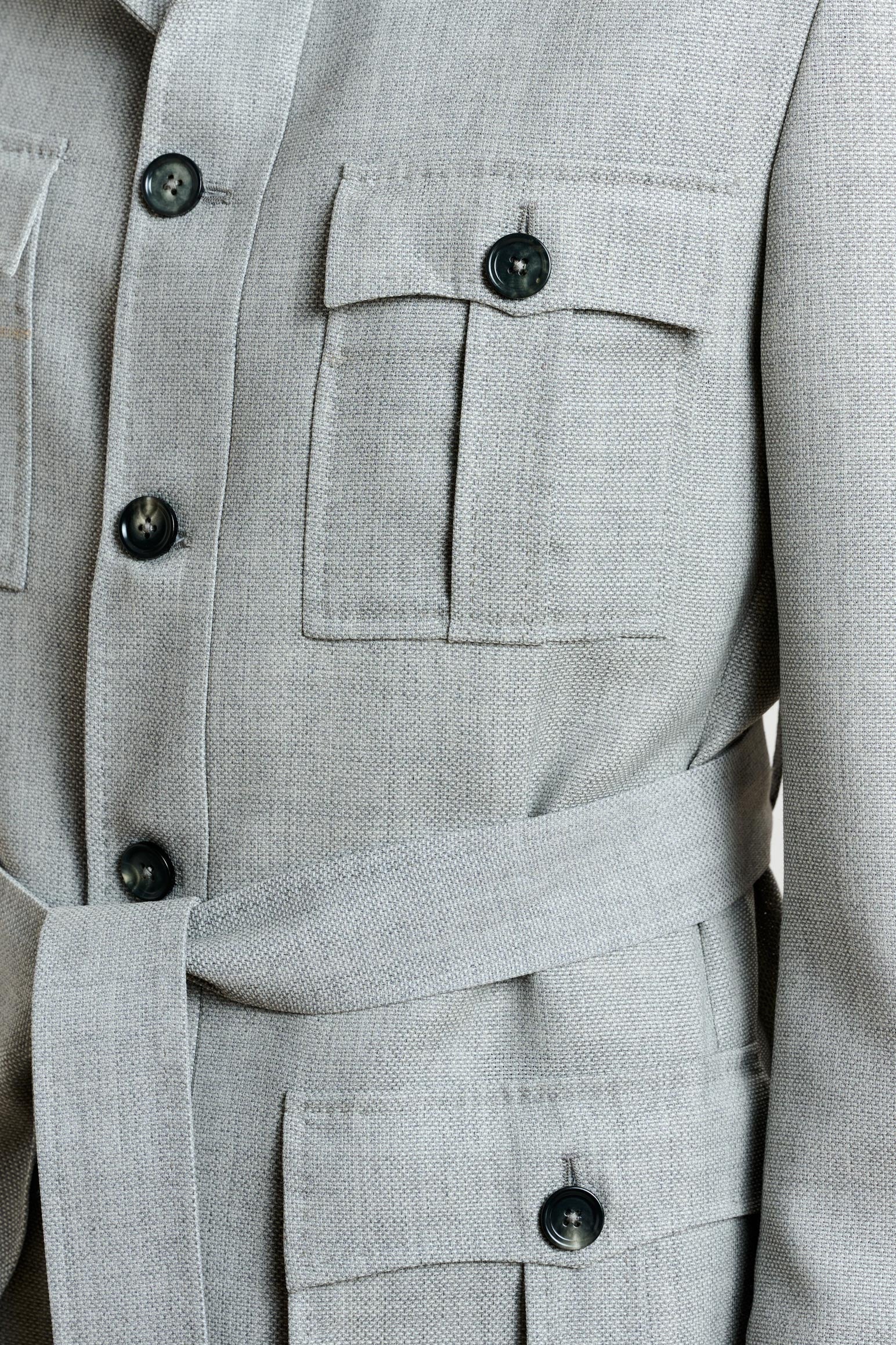 Light Grey Exmoor Safari Jacket - Image 5