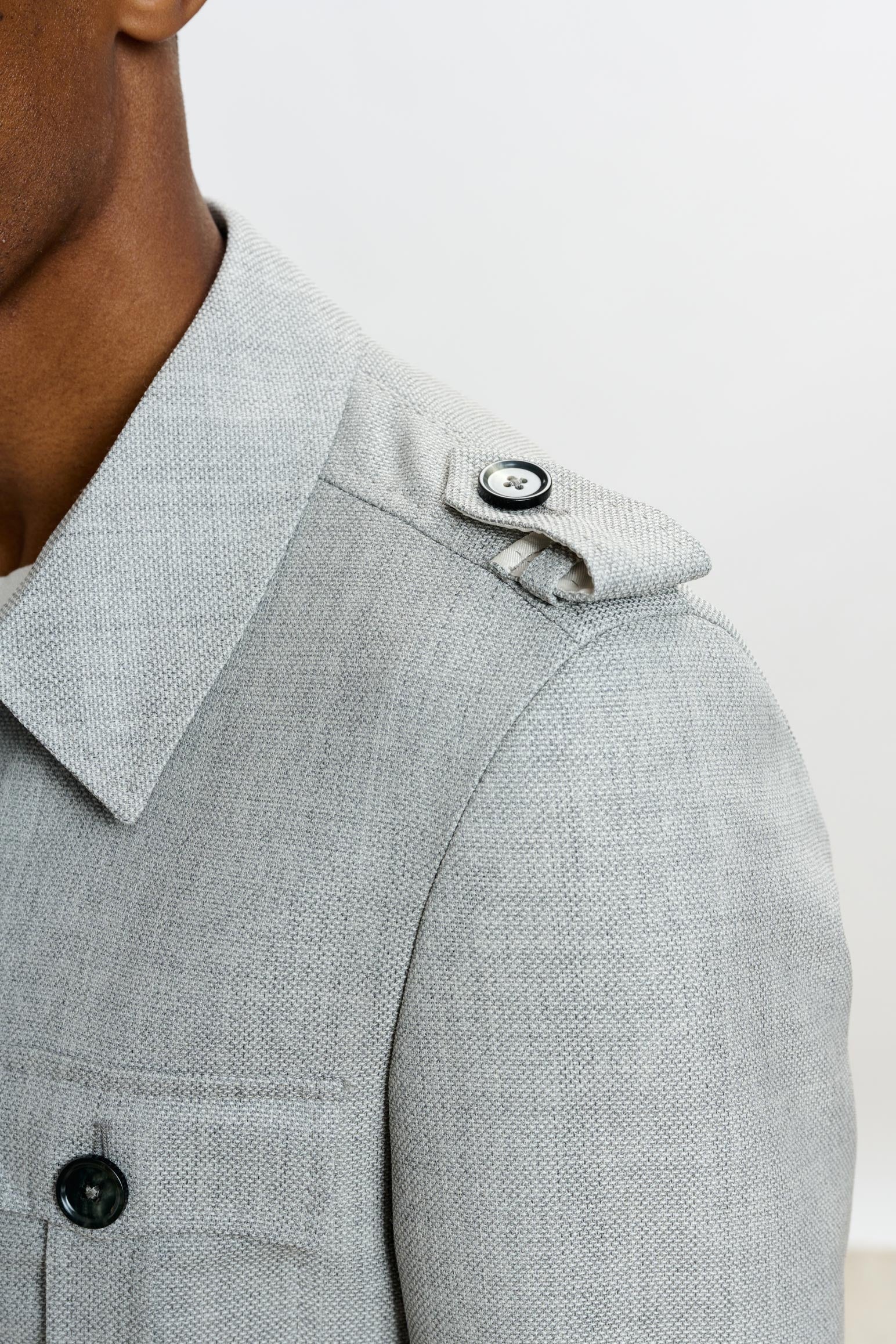 Light Grey Exmoor Safari Jacket - Image 6