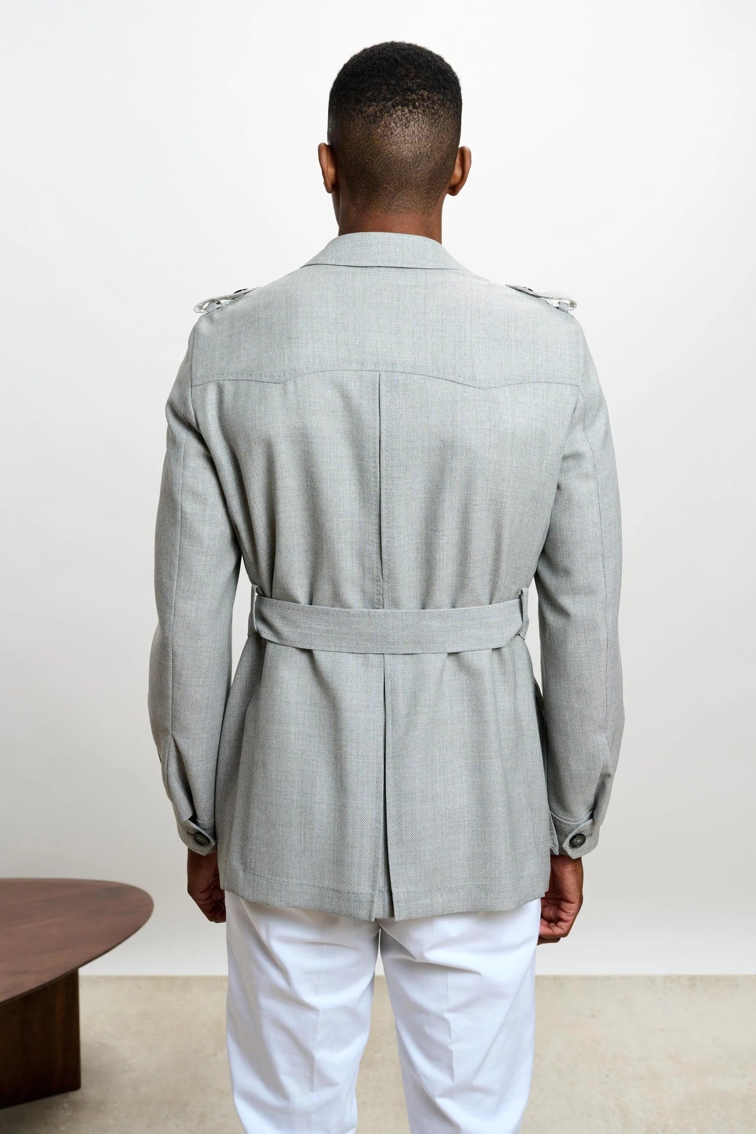 Light Grey Exmoor Safari Jacket - Image 7