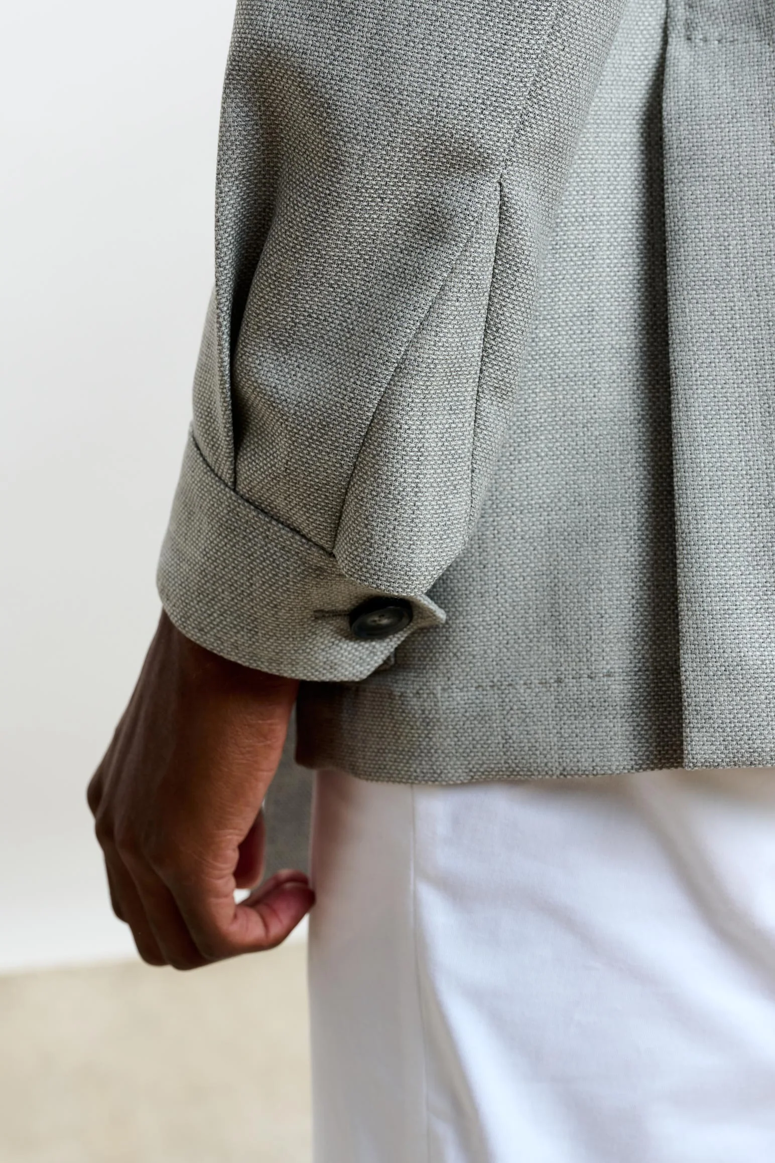 Light Grey Exmoor Safari Jacket - Image 8