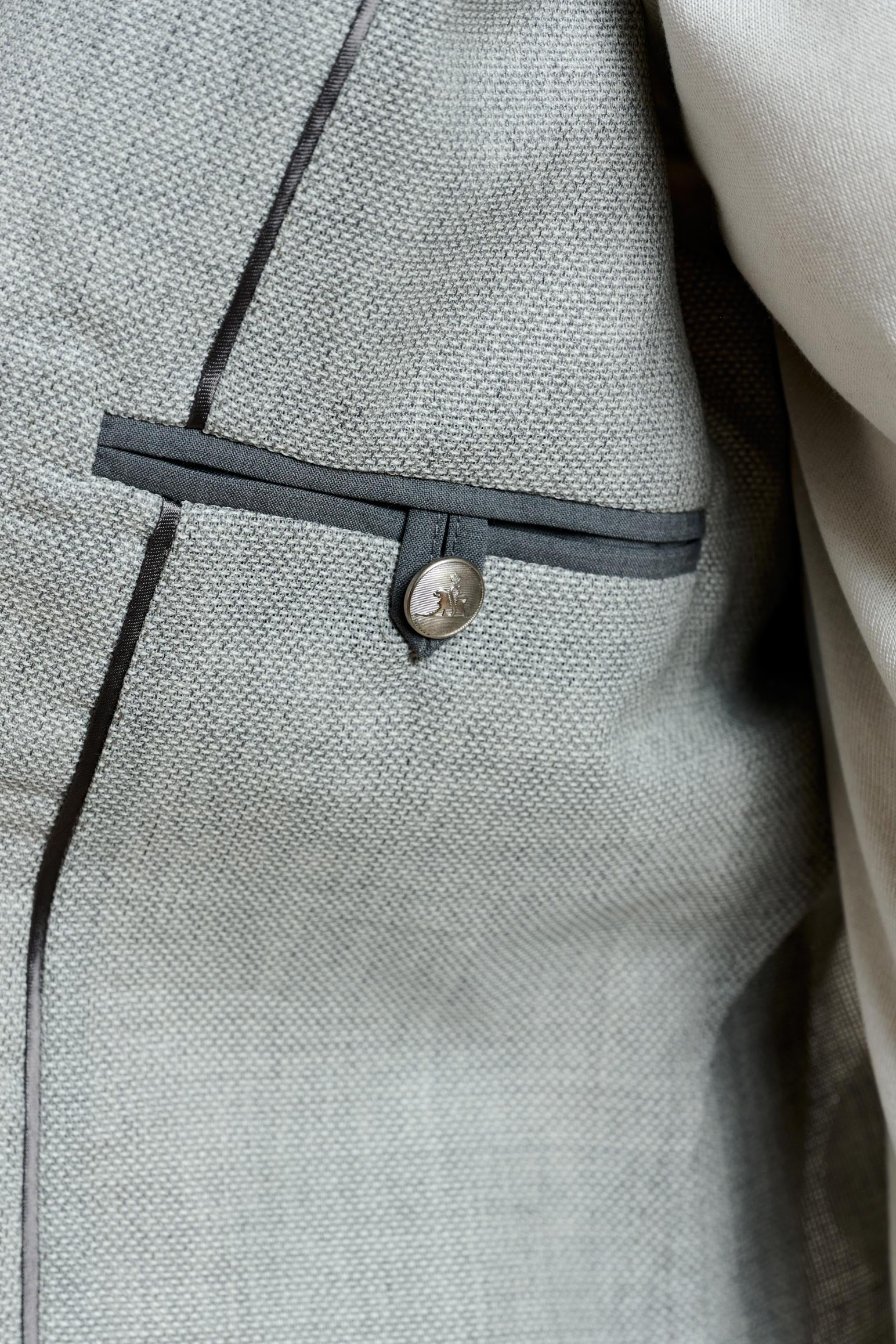 Light Grey Exmoor Safari Jacket - Image 9