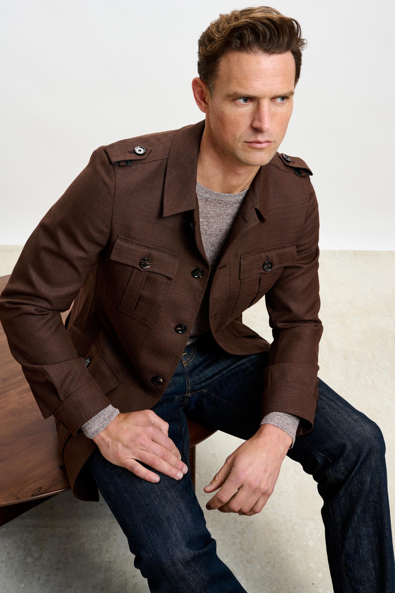 Tobacco Exmoor Safari Jacket - Image 10