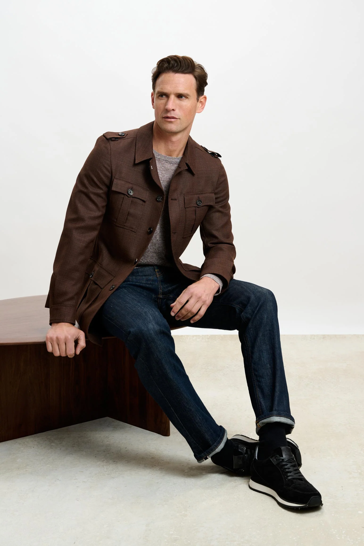 Tobacco Exmoor Safari Jacket - Image 9