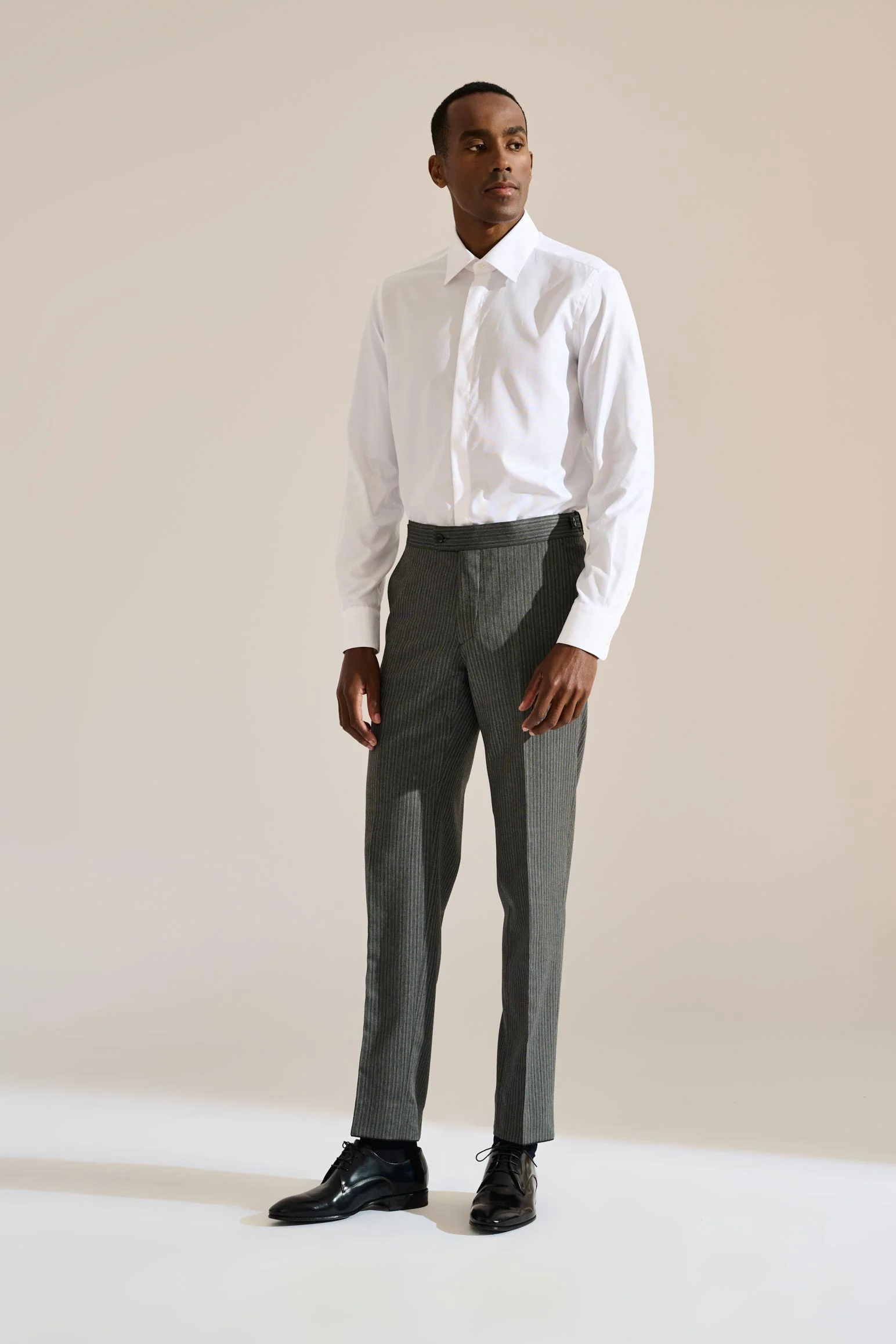 White Poplin Formal Shirt Stretch - Image 5