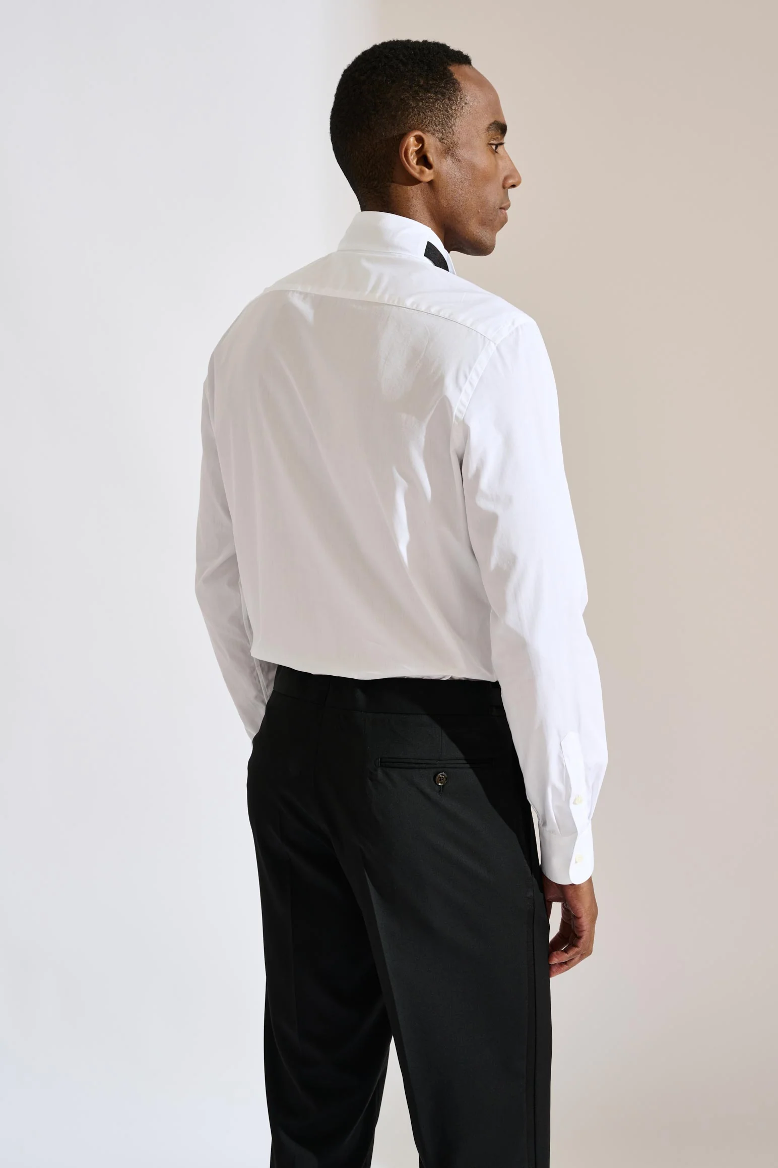White Poplin Formal Shirt - Image 6
