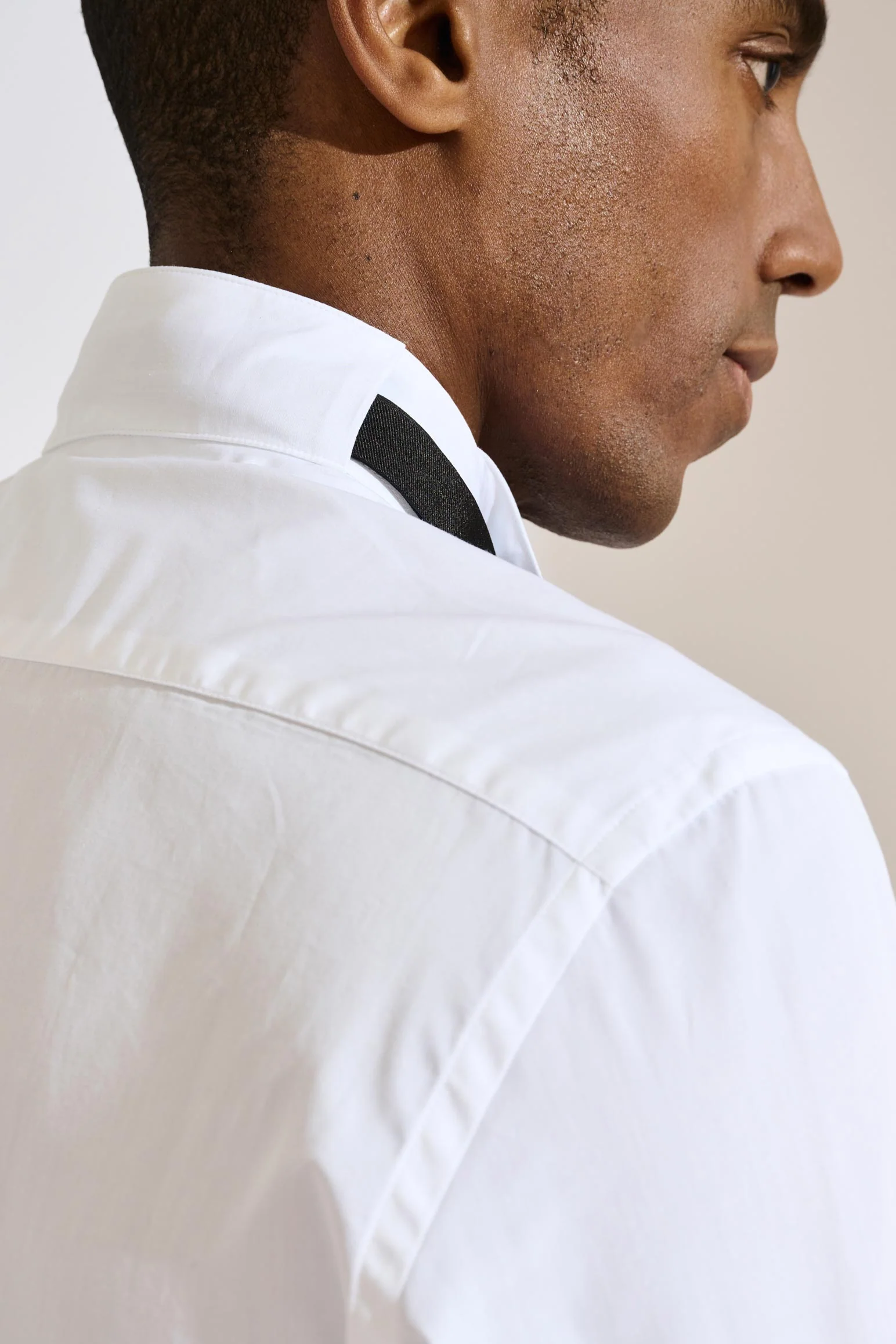 White Poplin Formal Shirt - Image 7