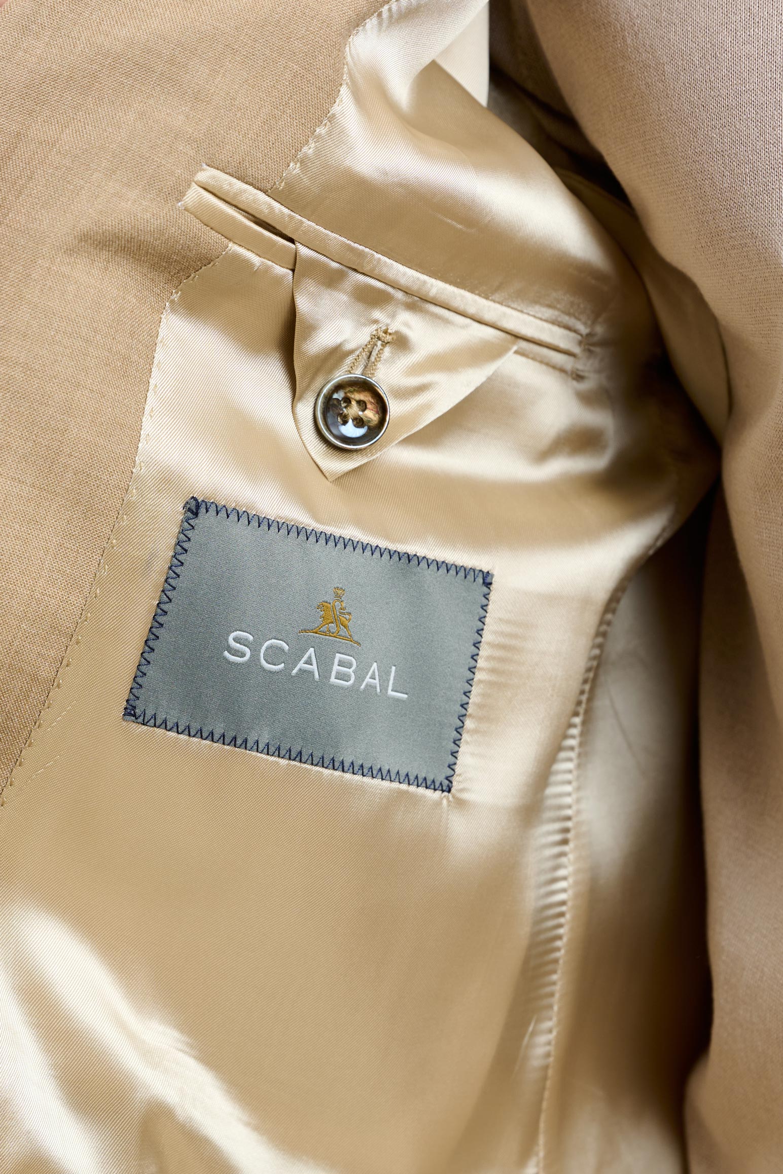 Camel Kensington Suit Summer Cashmere - Image 6