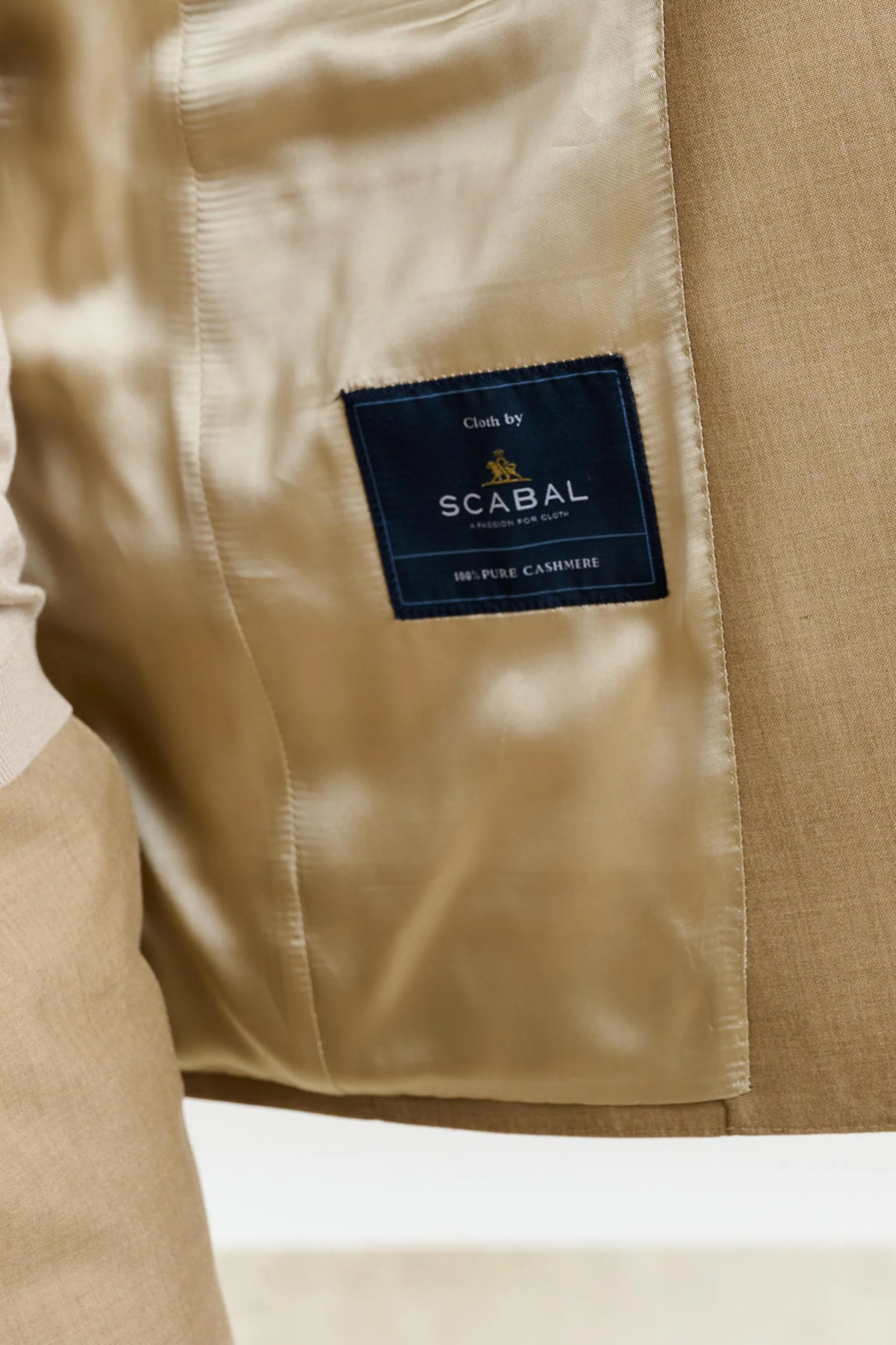 Camel Kensington Suit Summer Cashmere - Image 7