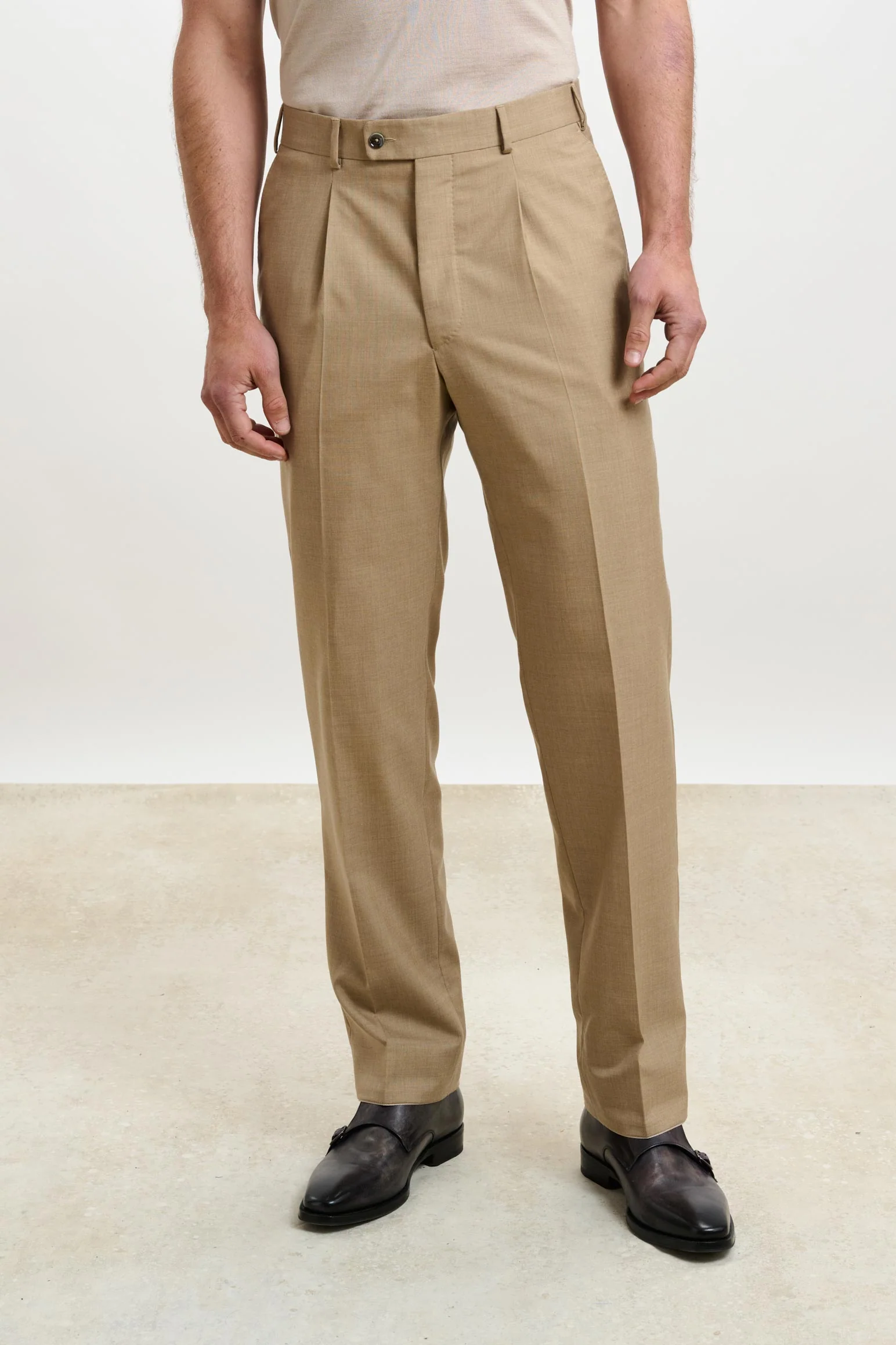 Camel Kensington Suit Summer Cashmere - Image 9