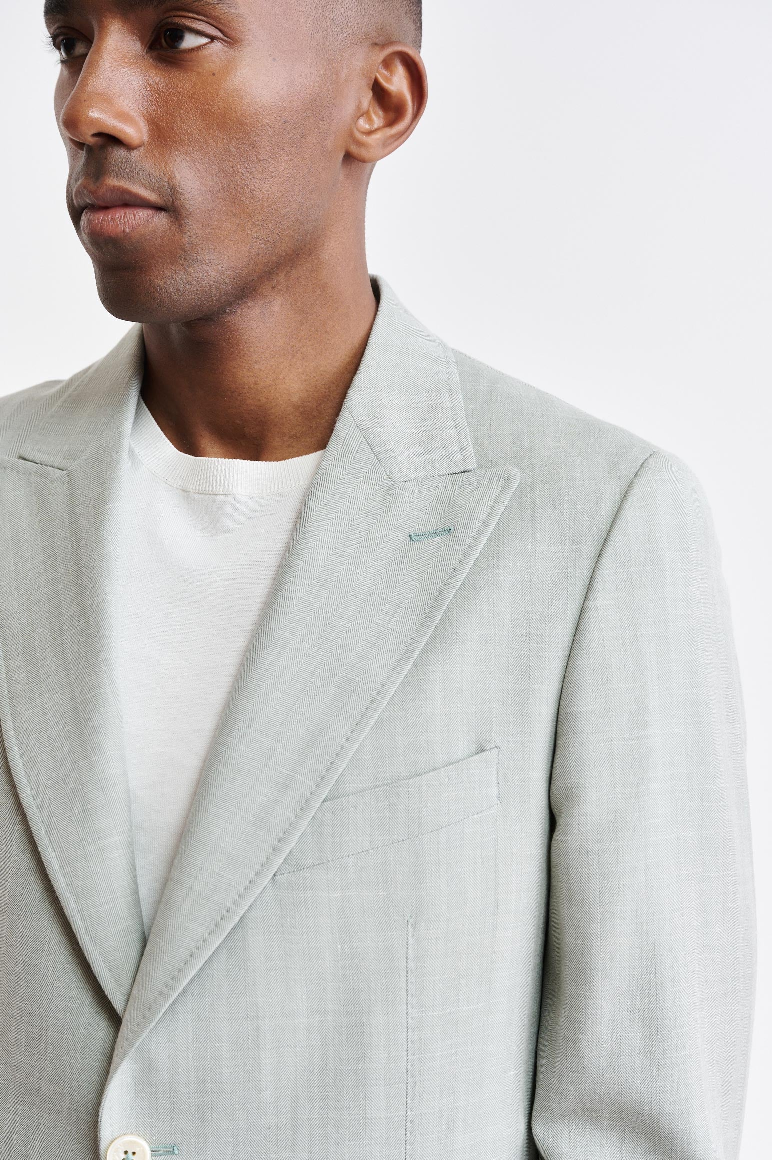 Light Green Wool & Cashmere Soho Jacket Jazz - Image 3