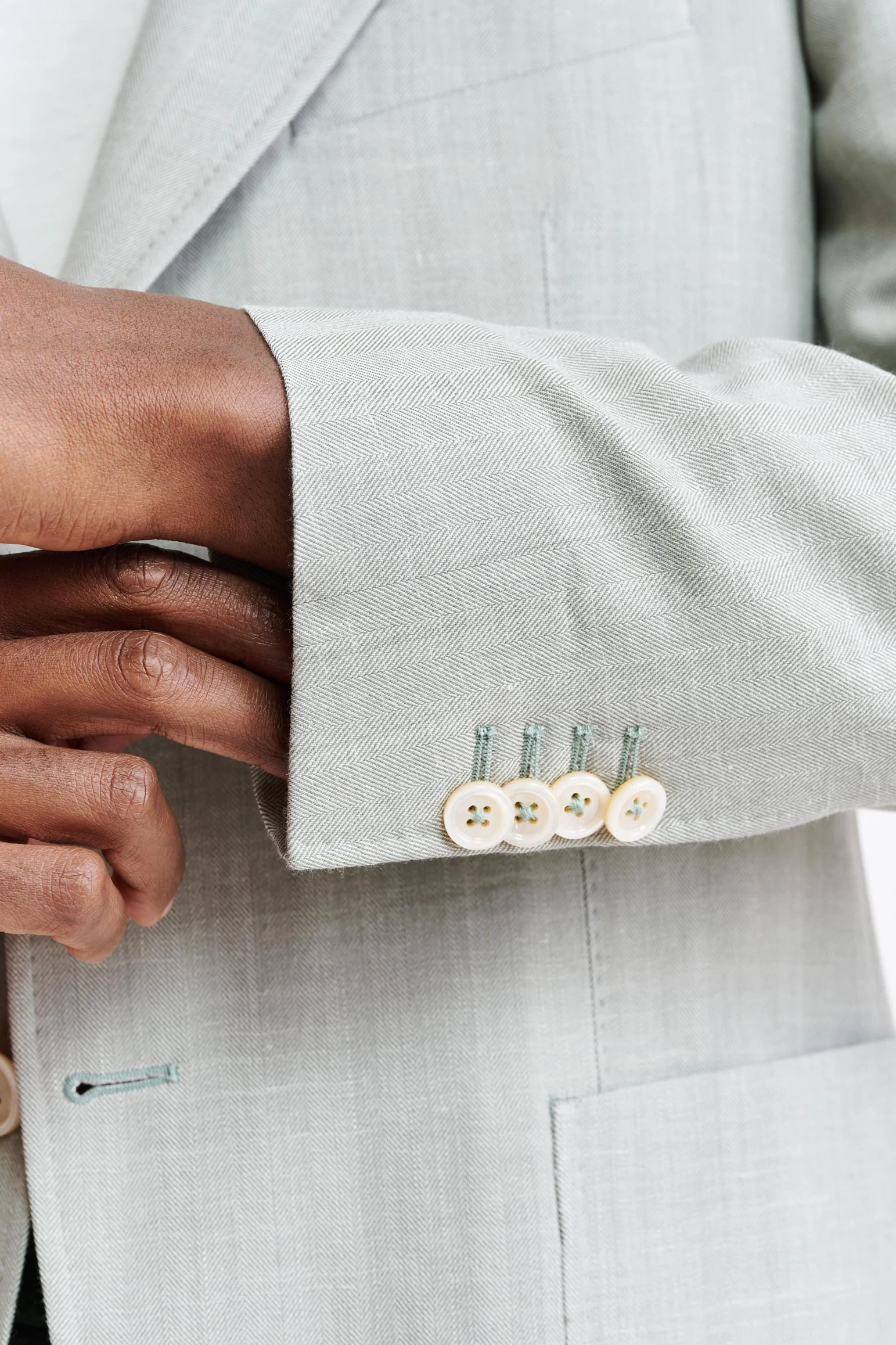 Light Green Wool & Cashmere Soho Jacket Jazz - Image 5