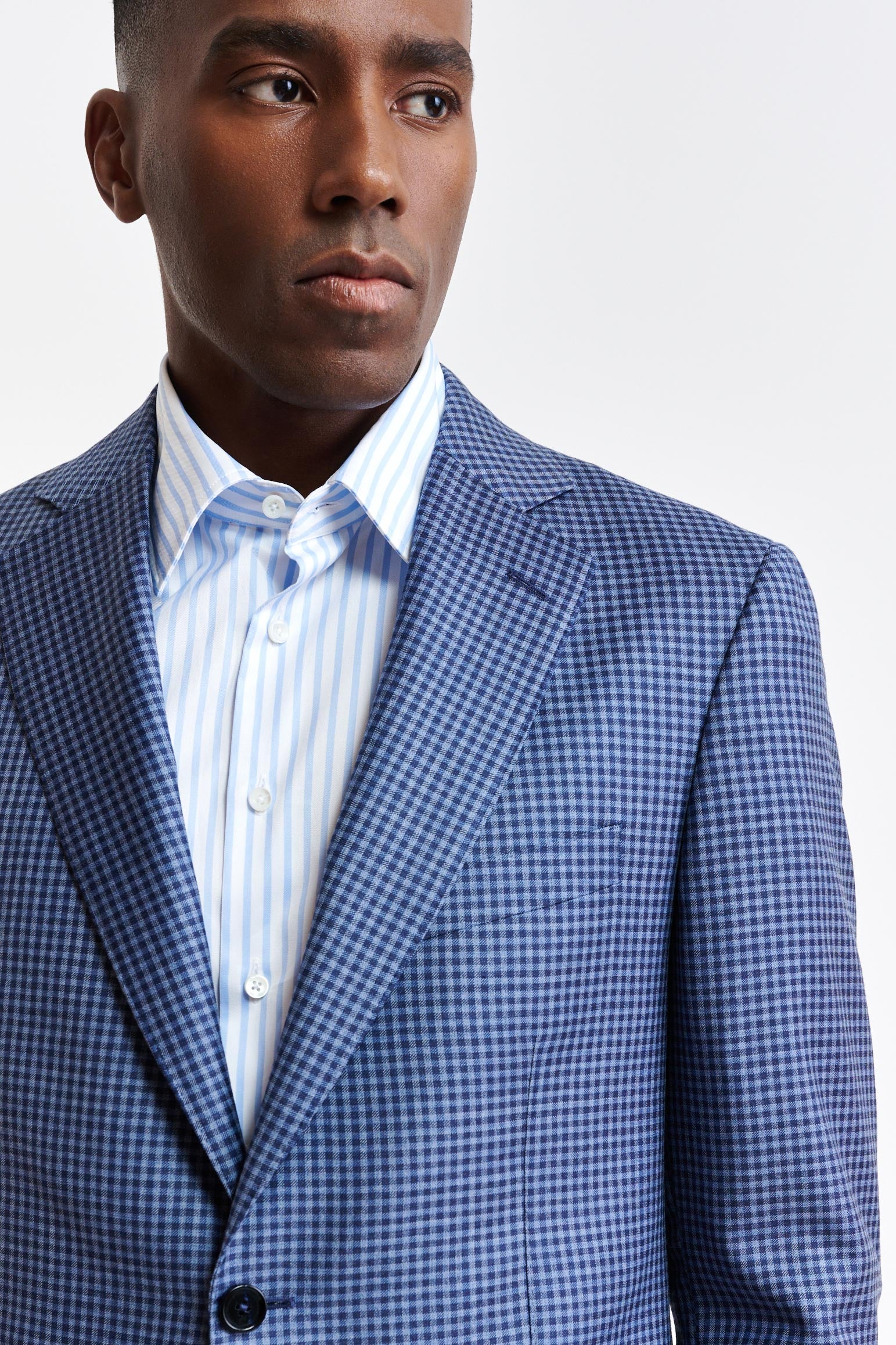 Medium Blue 100% Wool Soho Jacket Jazz - Image 3