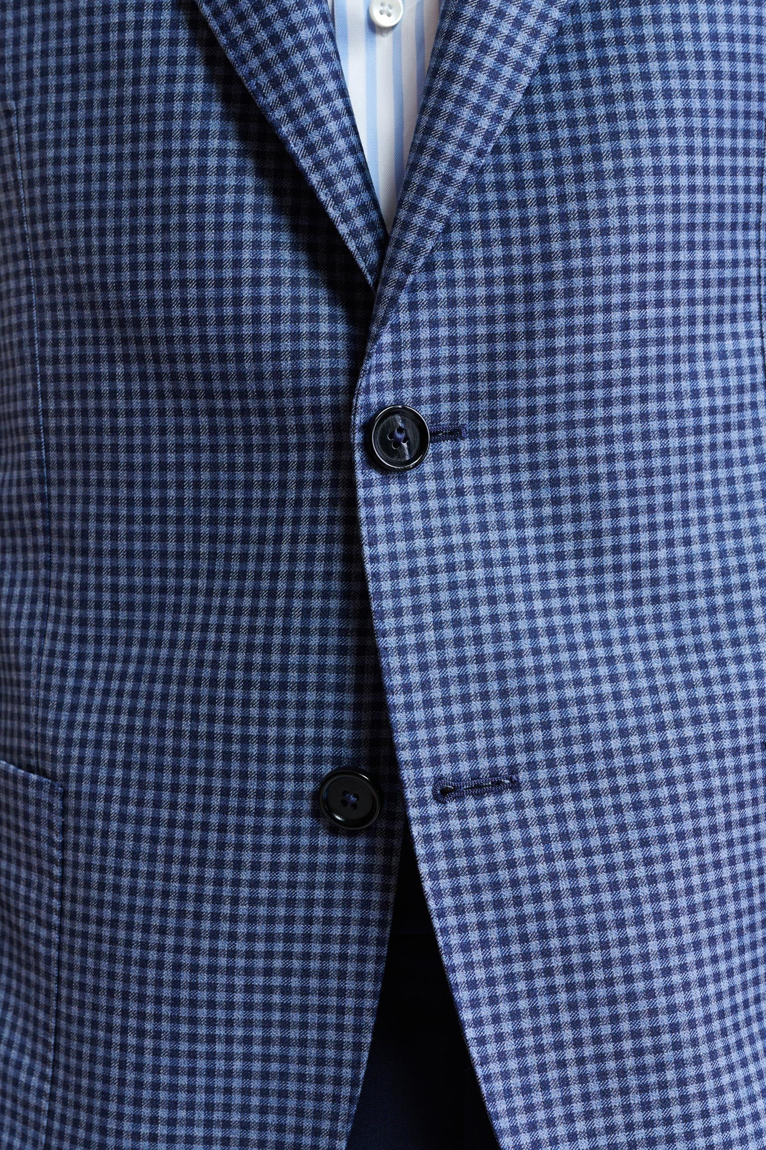 Medium Blue 100% Wool Soho Jacket Jazz - Image 5