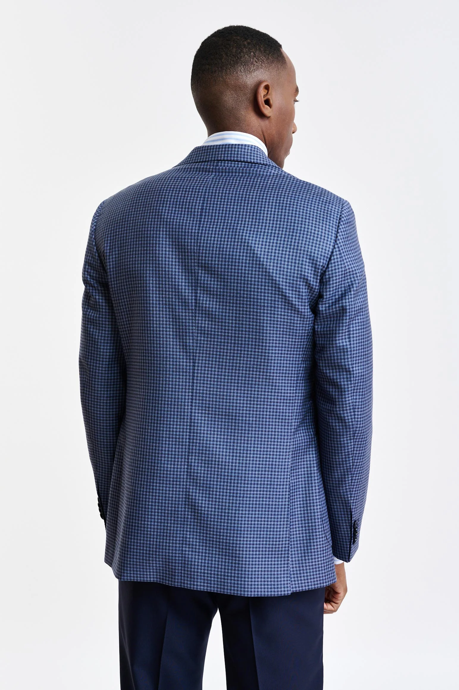 Medium Blue 100% Wool Soho Jacket Jazz - Image 7