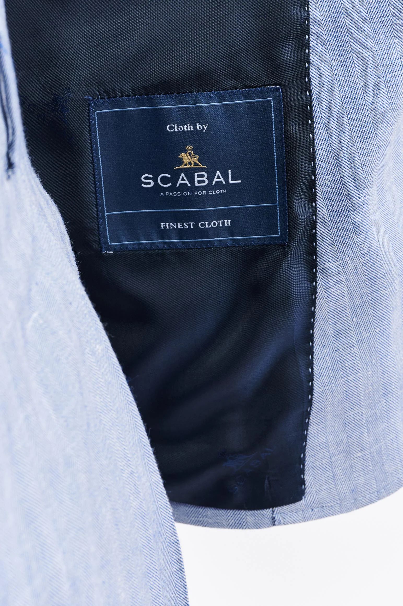 Medium Blue Wool & Cashmere Kenton Jacket Jazz - Image 6