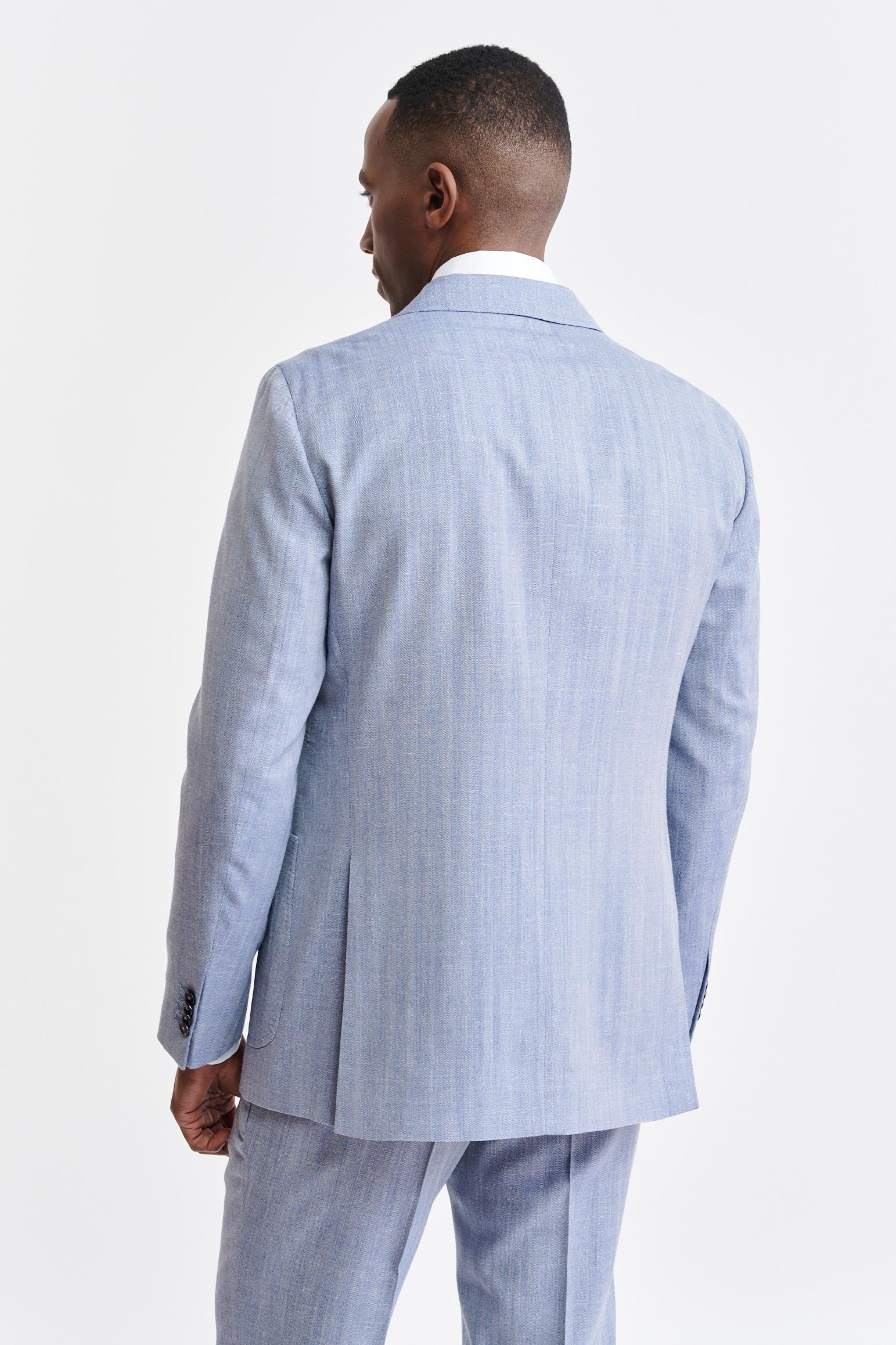 Medium Blue Wool & Cashmere Kenton Jacket Jazz - Image 7