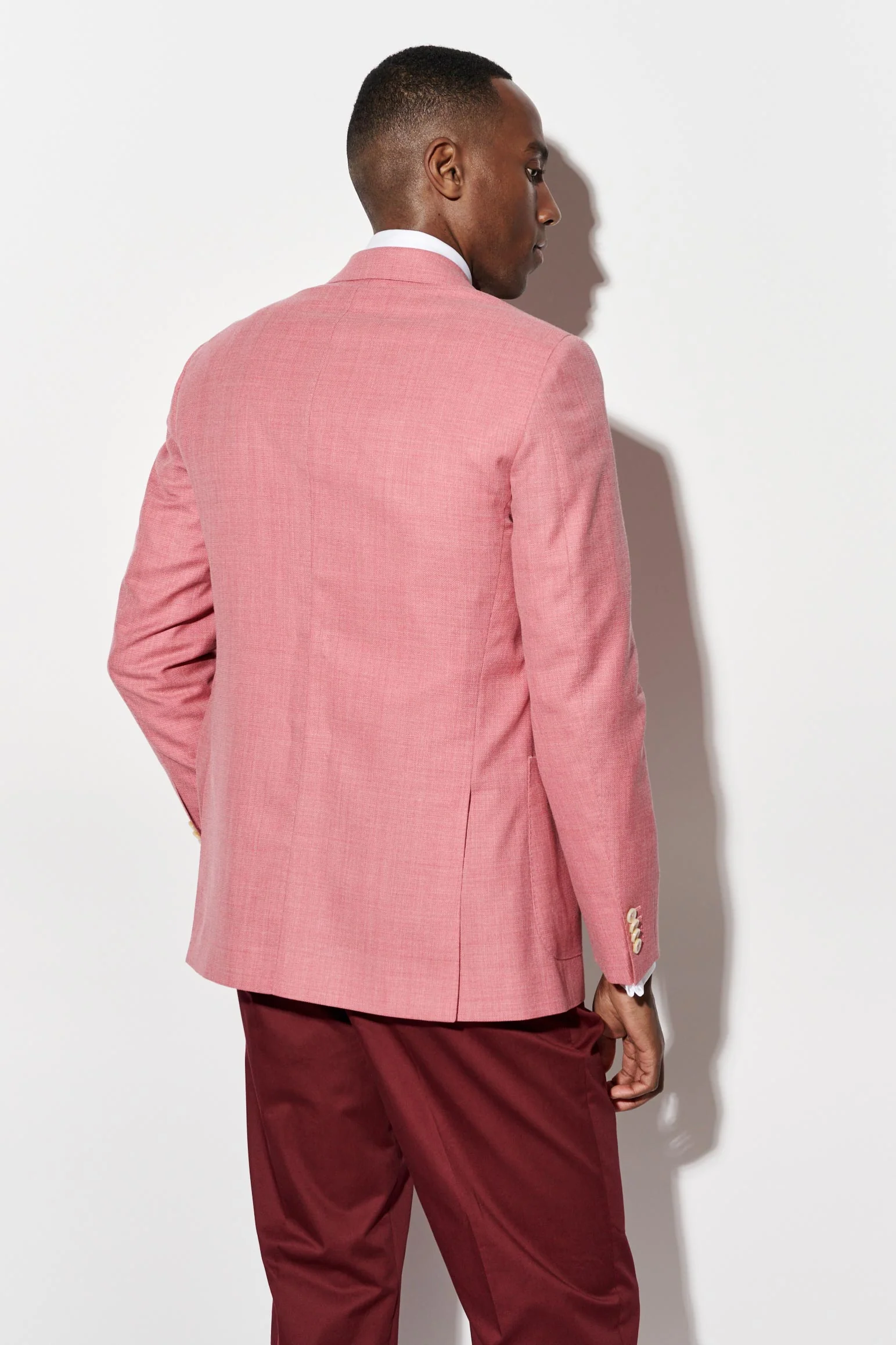 Medium Pink 100% wool Soho Tuxedo Jazz - Image 7