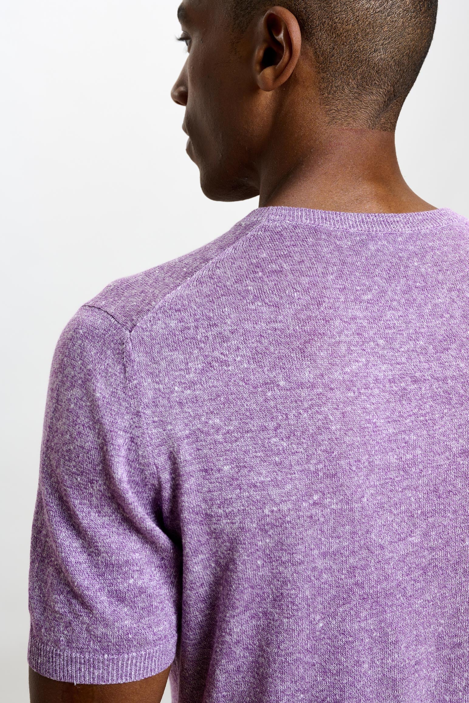Violet Linen & Cotton Sefton Knitwear Crew - Image 4