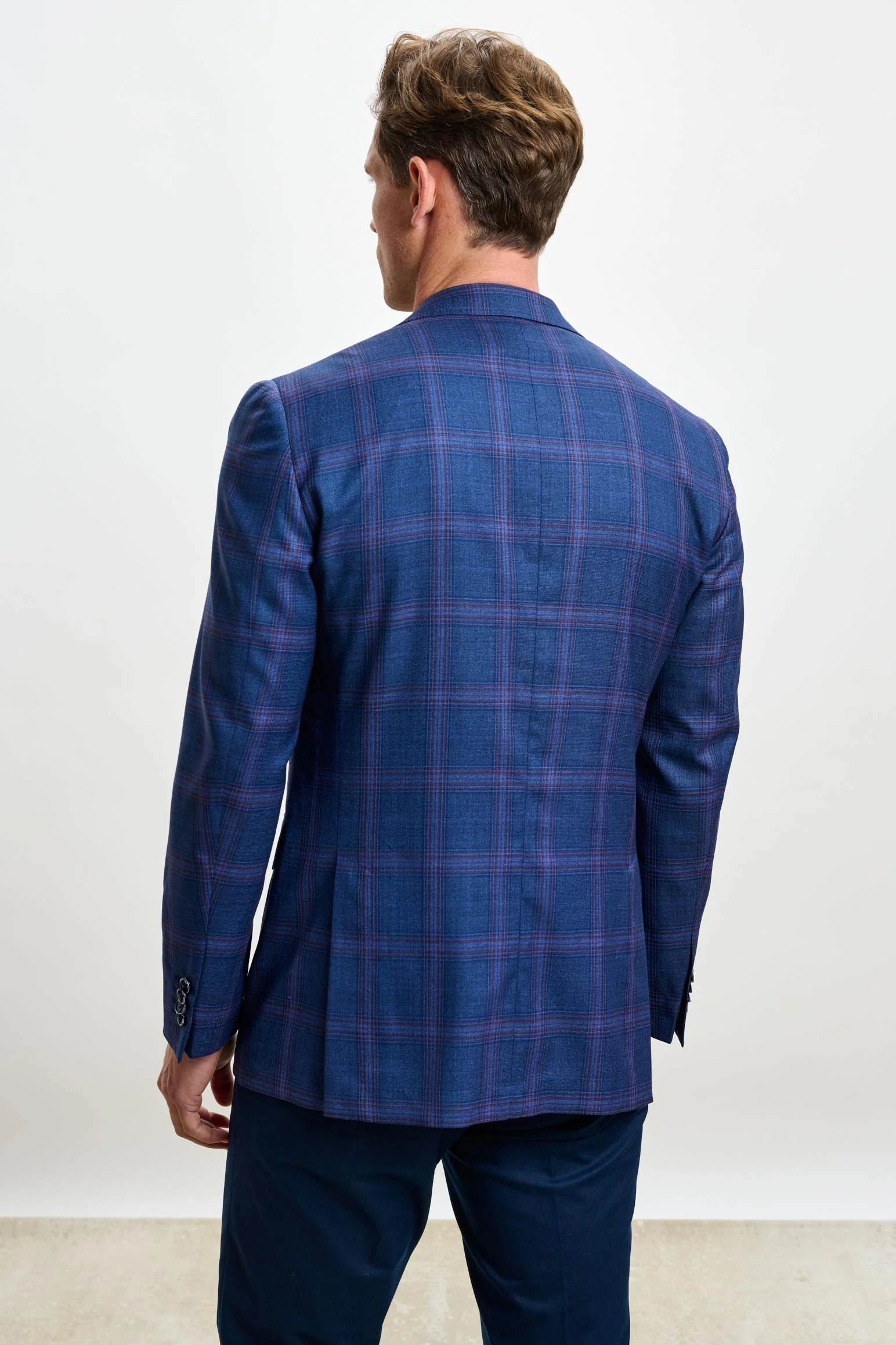 Blue & Red Check Soho Jacket Mosaic - Image 8